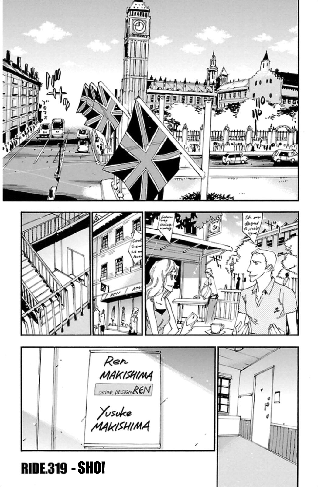 Yowamushi Pedal chapter 319 page 1