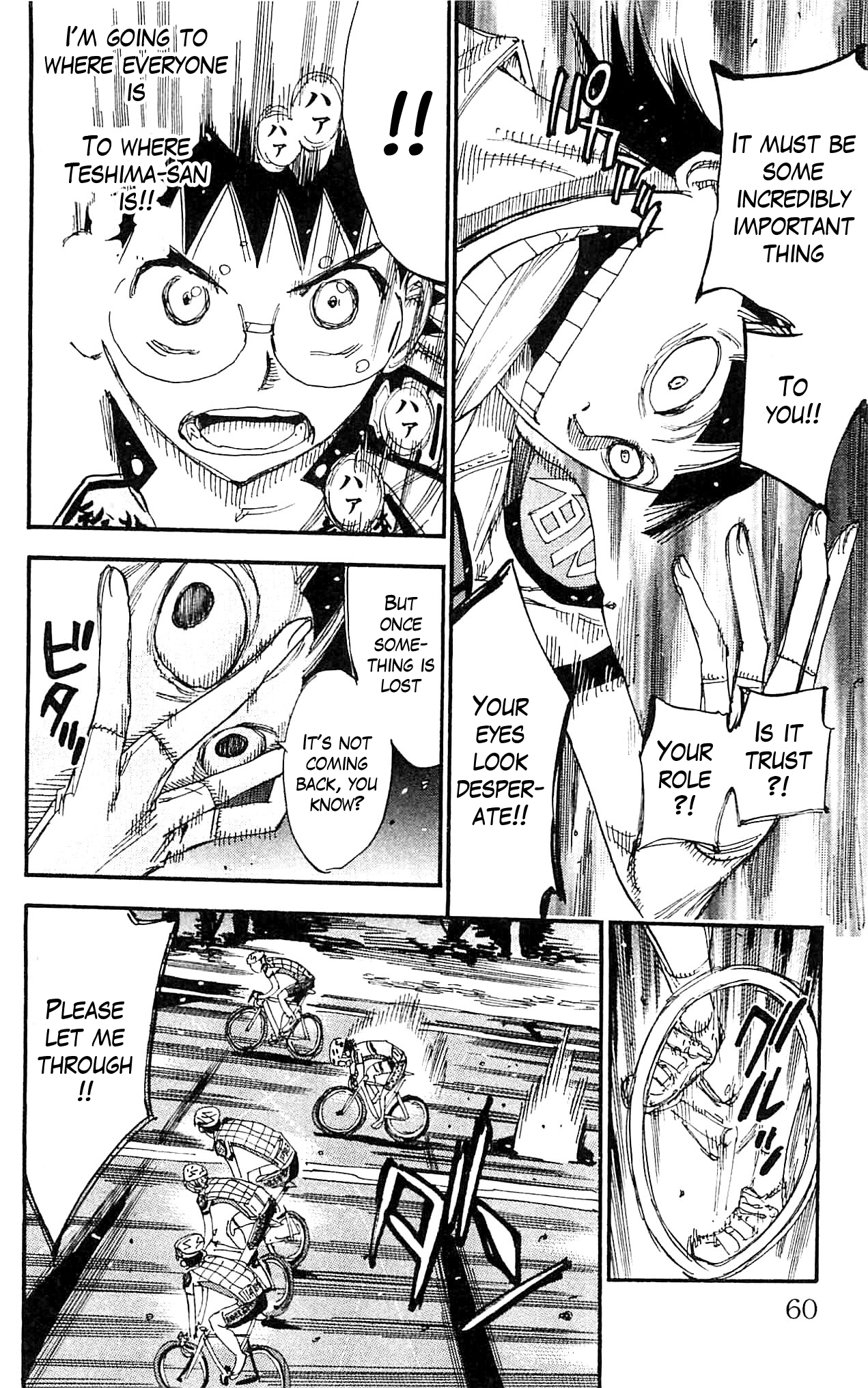 Yowamushi Pedal chapter 323 page 8