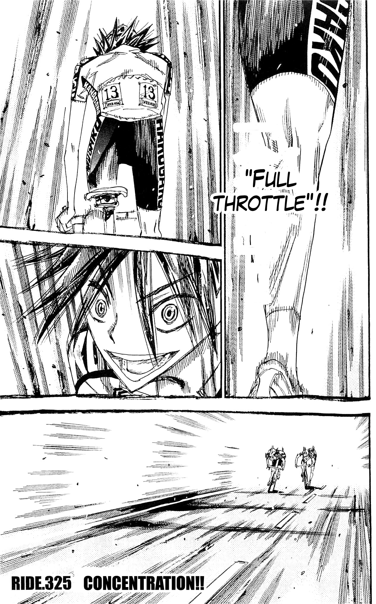 Yowamushi Pedal chapter 325 page 1