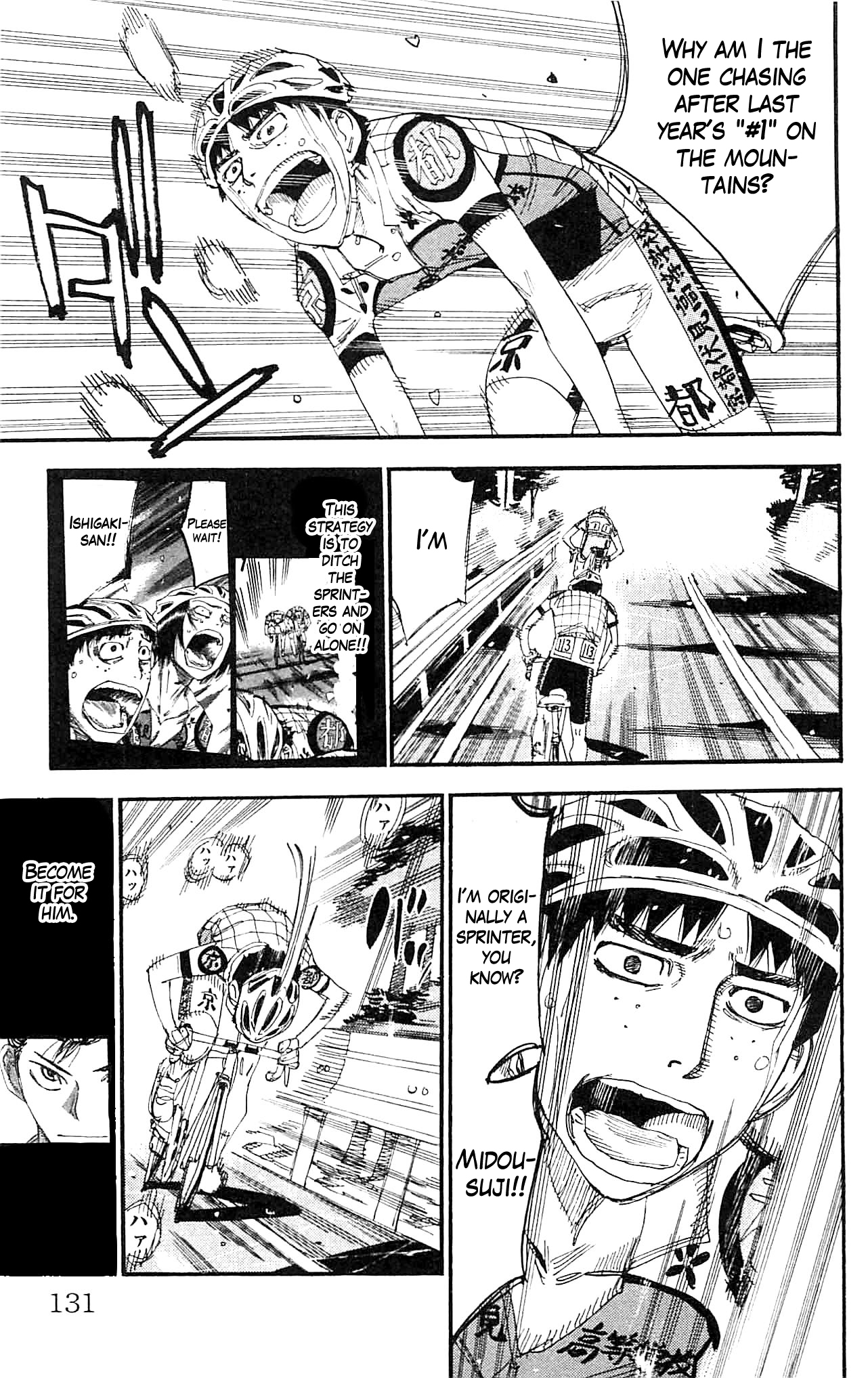 Yowamushi Pedal chapter 326 page 5