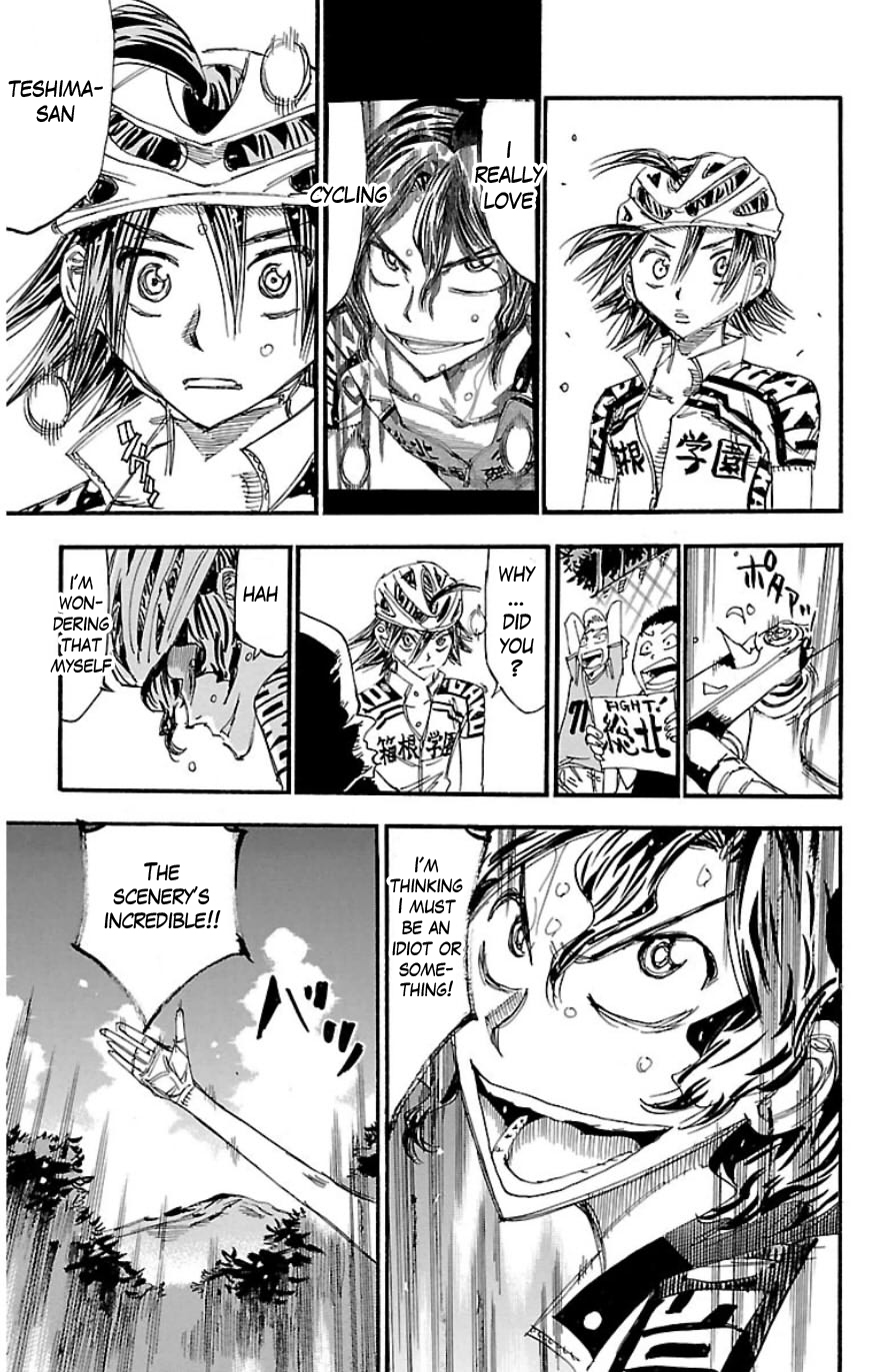 Yowamushi Pedal chapter 329 page 18