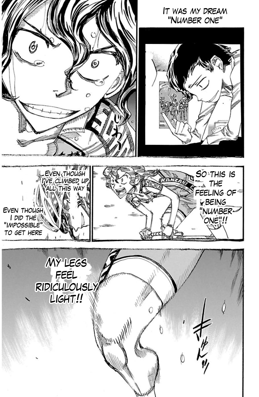 Yowamushi Pedal chapter 329 page 8