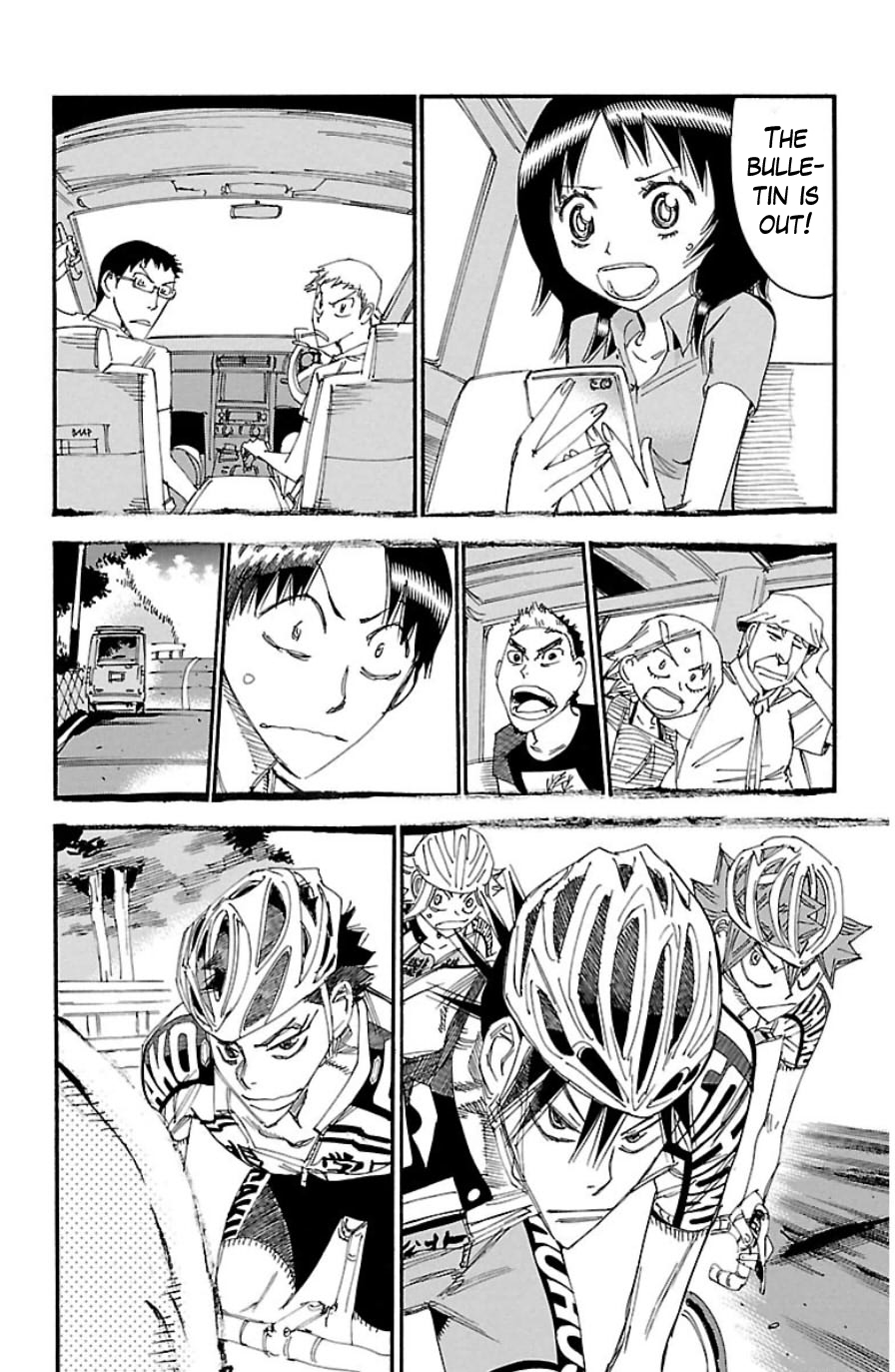 Yowamushi Pedal chapter 330 page 15