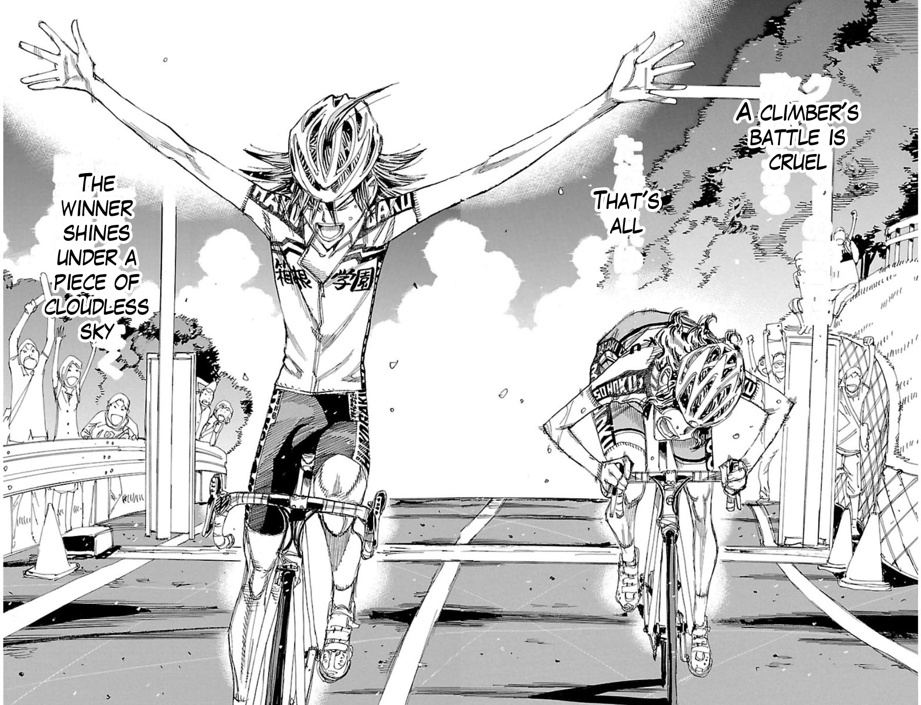 Yowamushi Pedal chapter 330 page 17