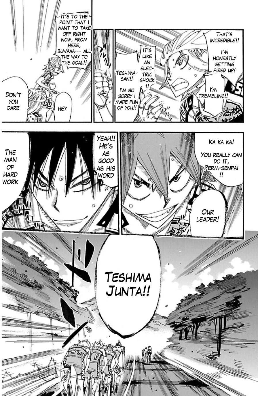 Yowamushi Pedal chapter 331 page 18