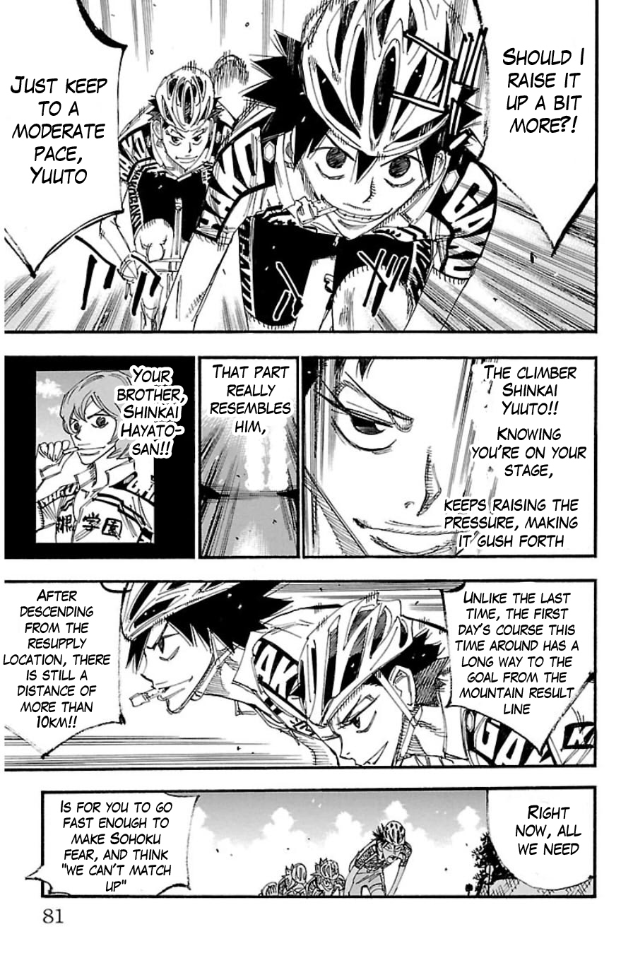 Yowamushi Pedal chapter 332 page 4