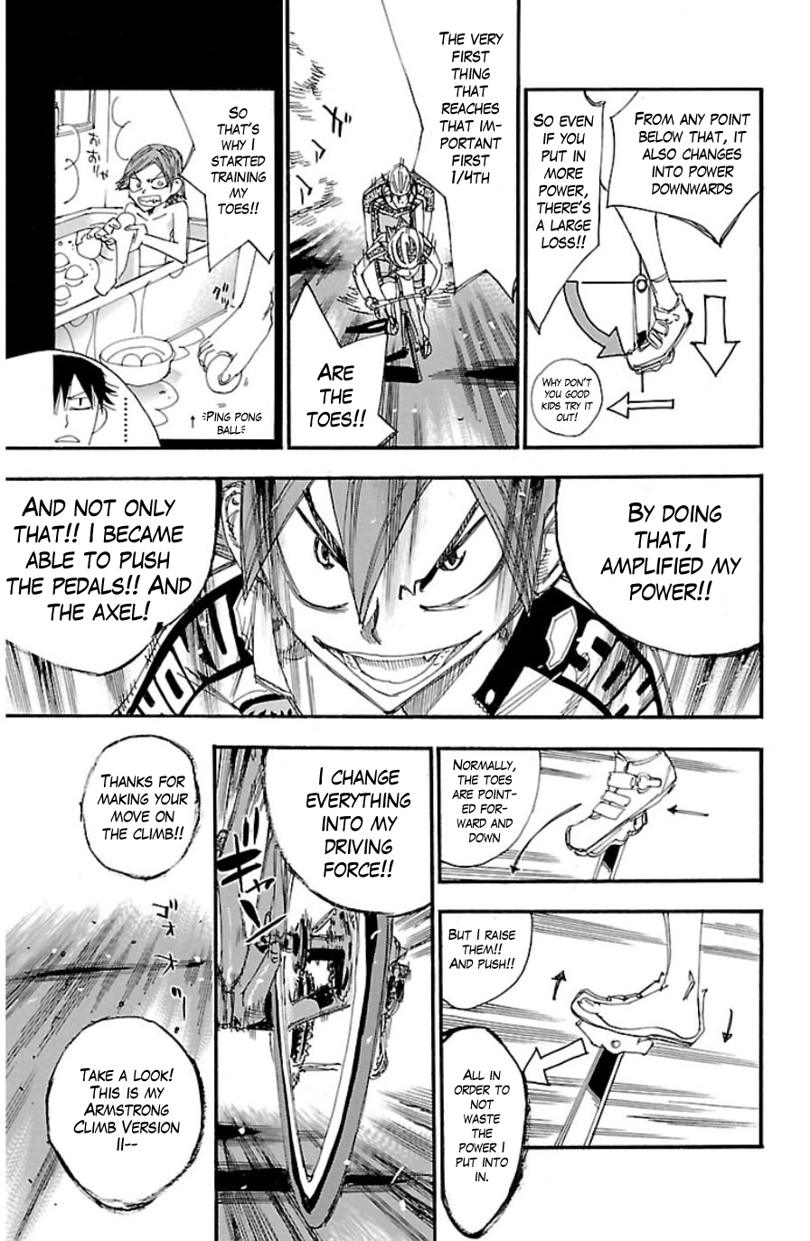 Yowamushi Pedal chapter 336 page 14