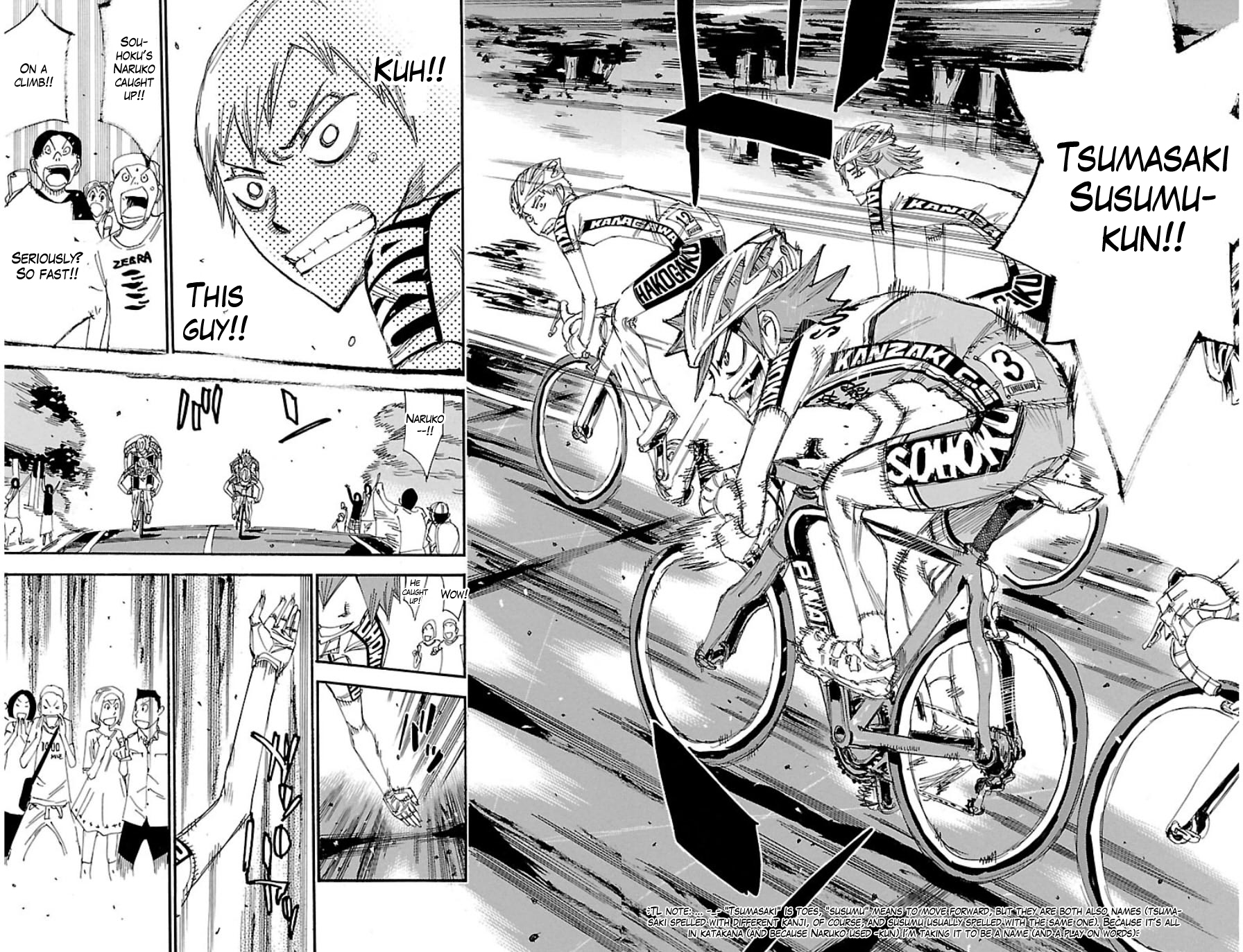 Yowamushi Pedal chapter 336 page 15