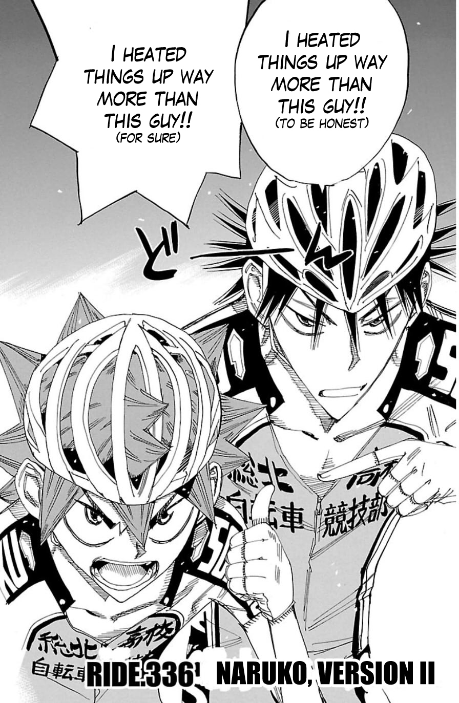 Yowamushi Pedal chapter 336 page 2