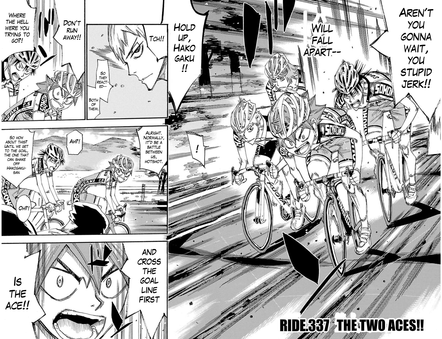 Yowamushi Pedal chapter 337 page 4