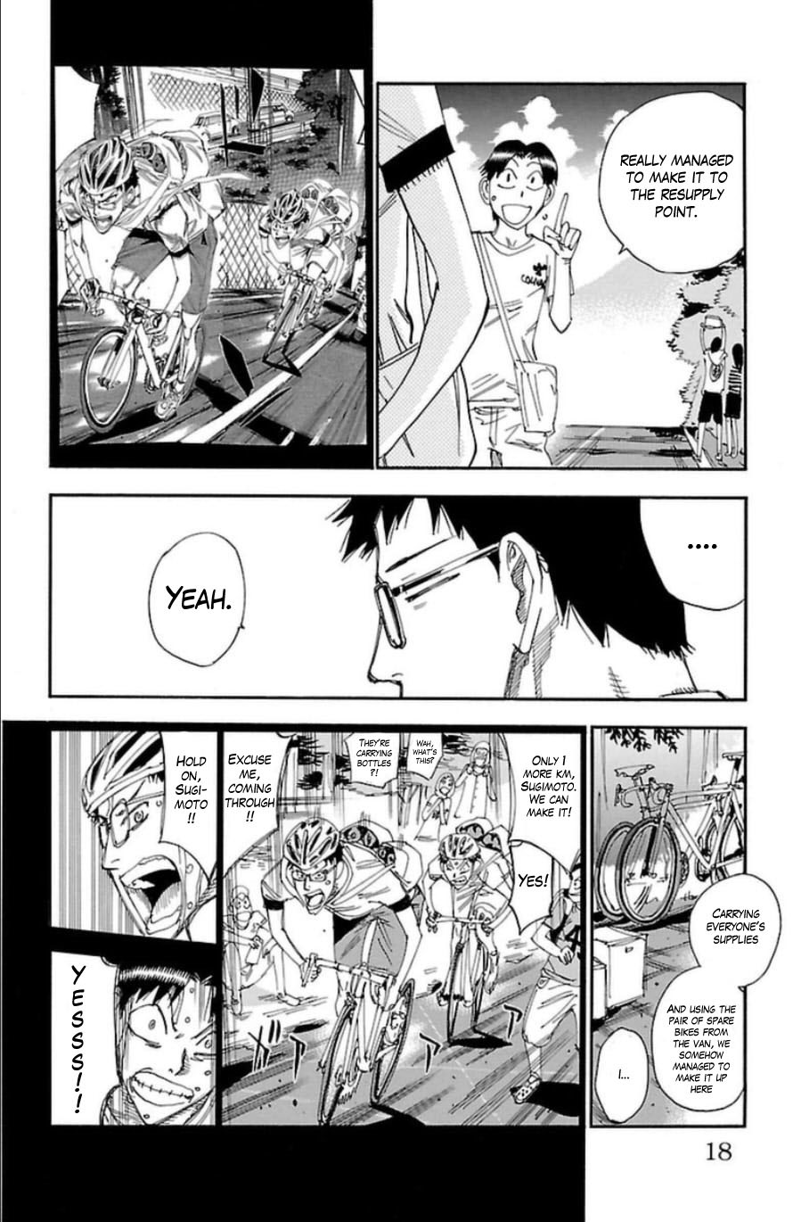 Yowamushi Pedal chapter 338 page 10