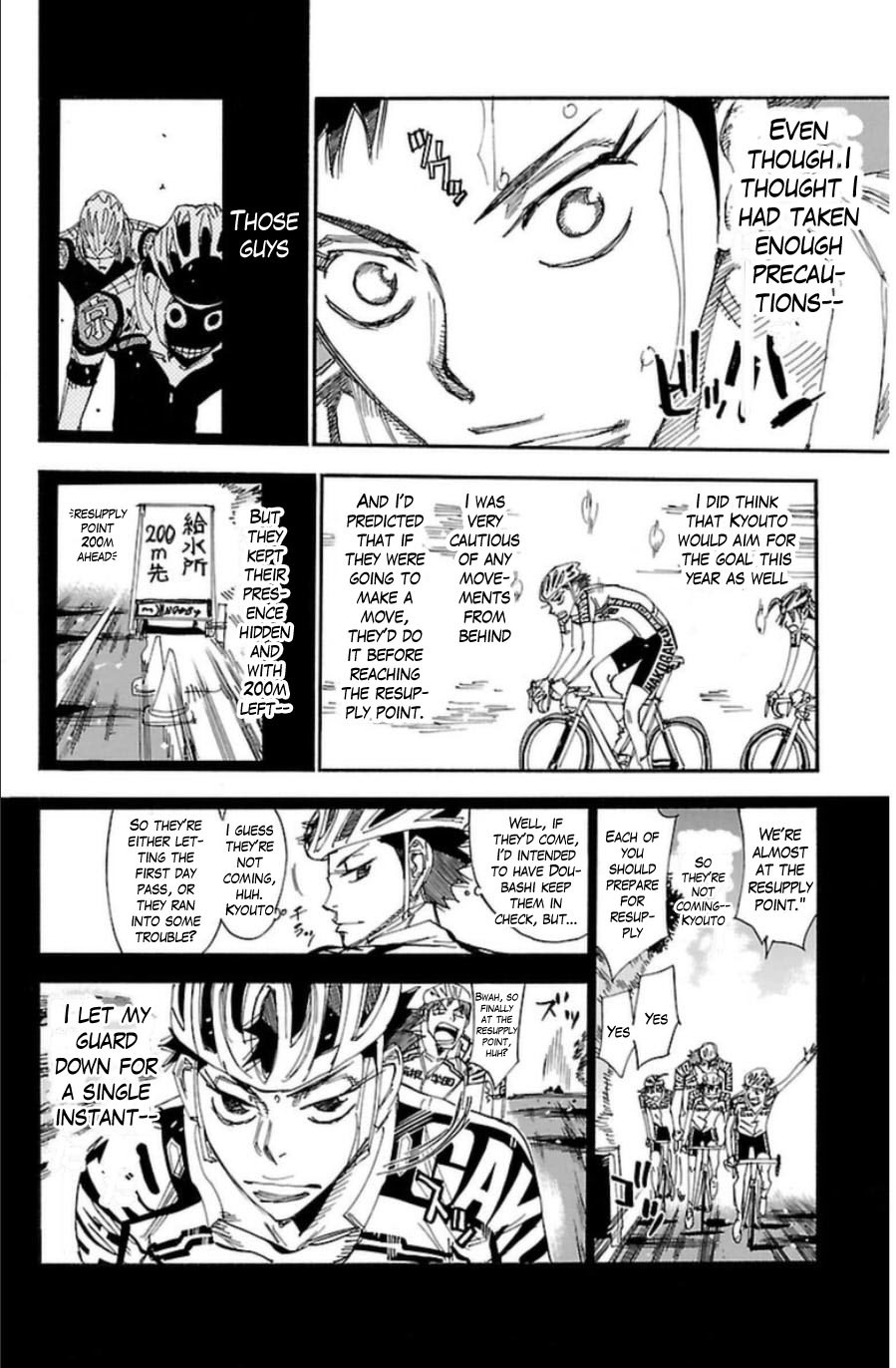 Yowamushi Pedal chapter 339 page 2