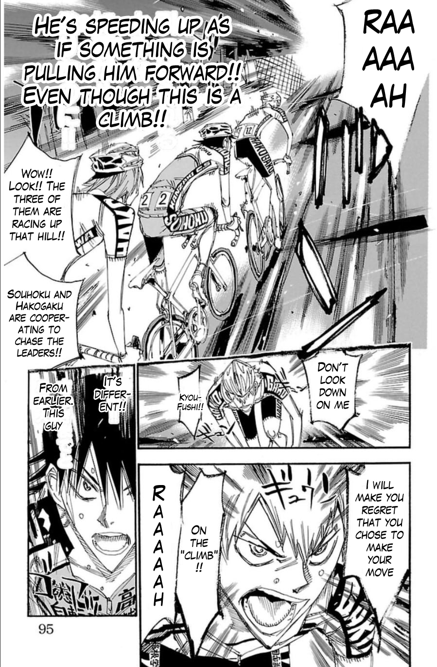 Yowamushi Pedal chapter 342 page 4