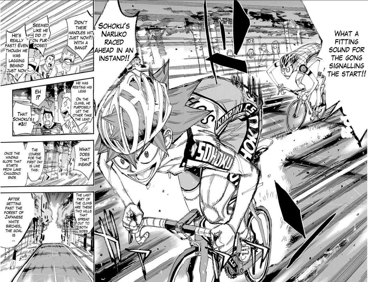 Yowamushi Pedal chapter 343 page 8