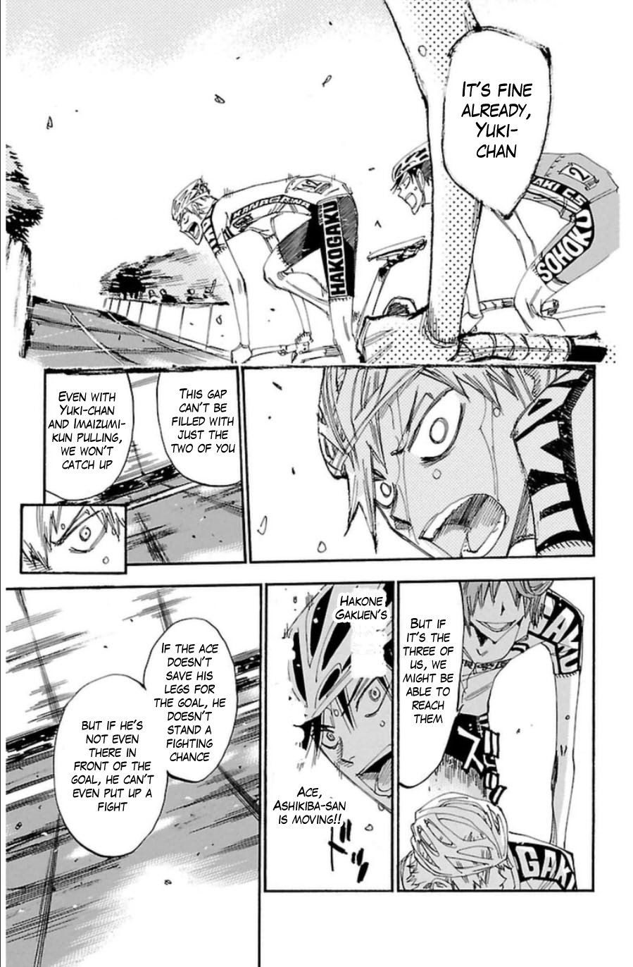 Yowamushi Pedal chapter 345 page 3