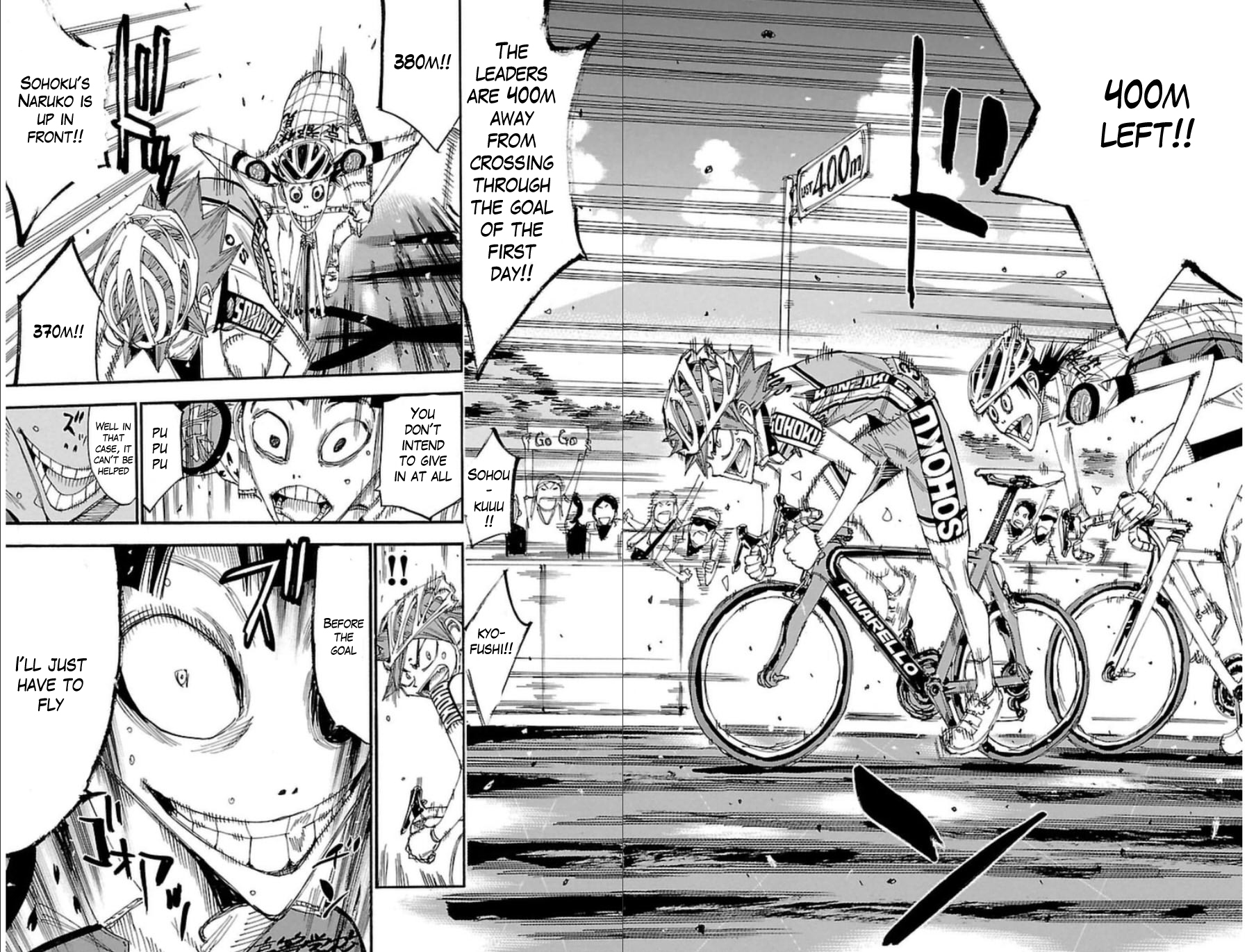 Yowamushi Pedal chapter 346 page 13