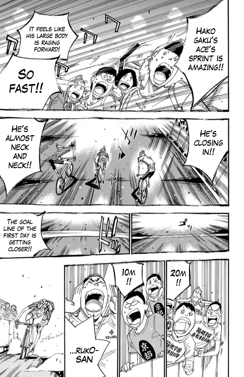 Yowamushi Pedal chapter 349 page 15