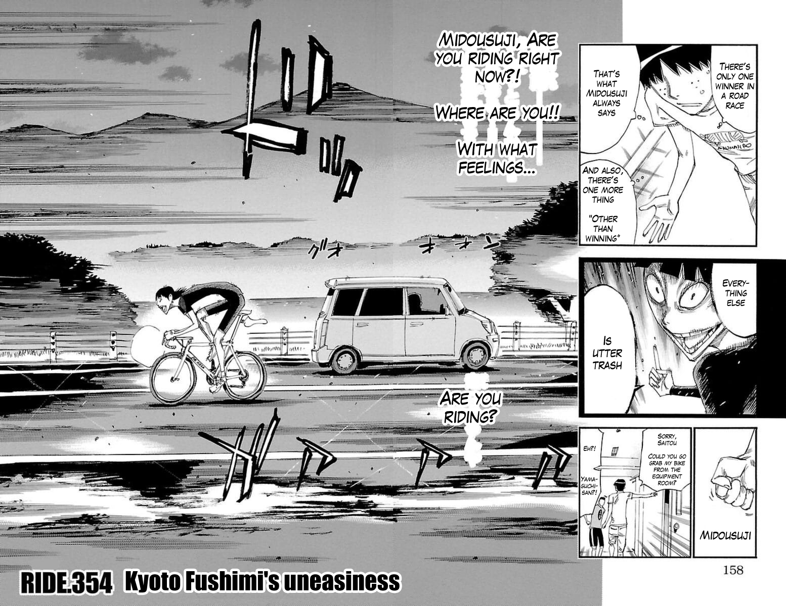 Yowamushi Pedal chapter 354 page 4