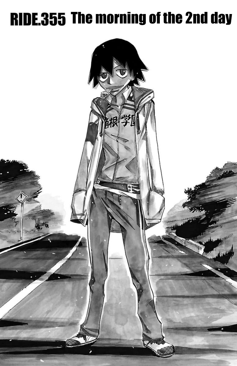 Yowamushi Pedal chapter 355 page 1