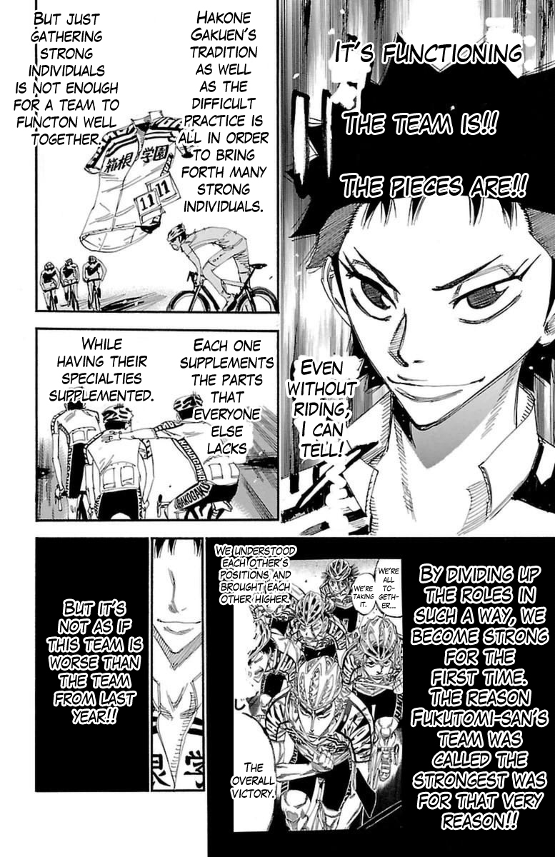 Yowamushi Pedal chapter 355 page 10