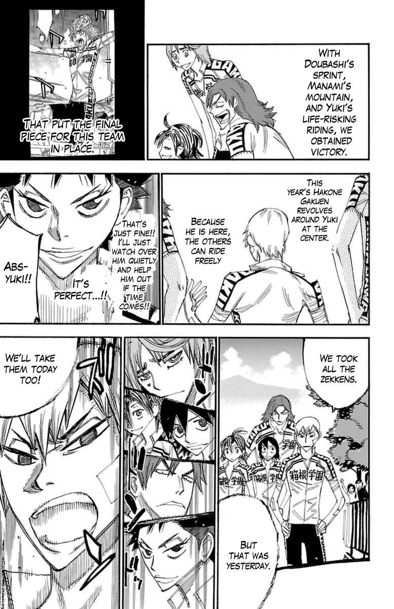 Yowamushi Pedal chapter 355 page 11