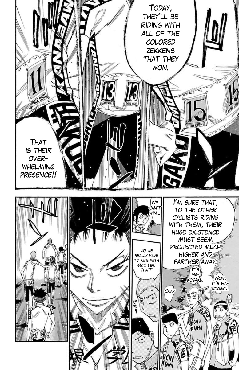 Yowamushi Pedal chapter 355 page 14