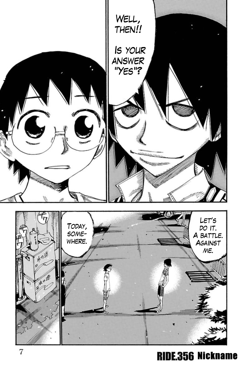 Yowamushi Pedal chapter 356 page 1