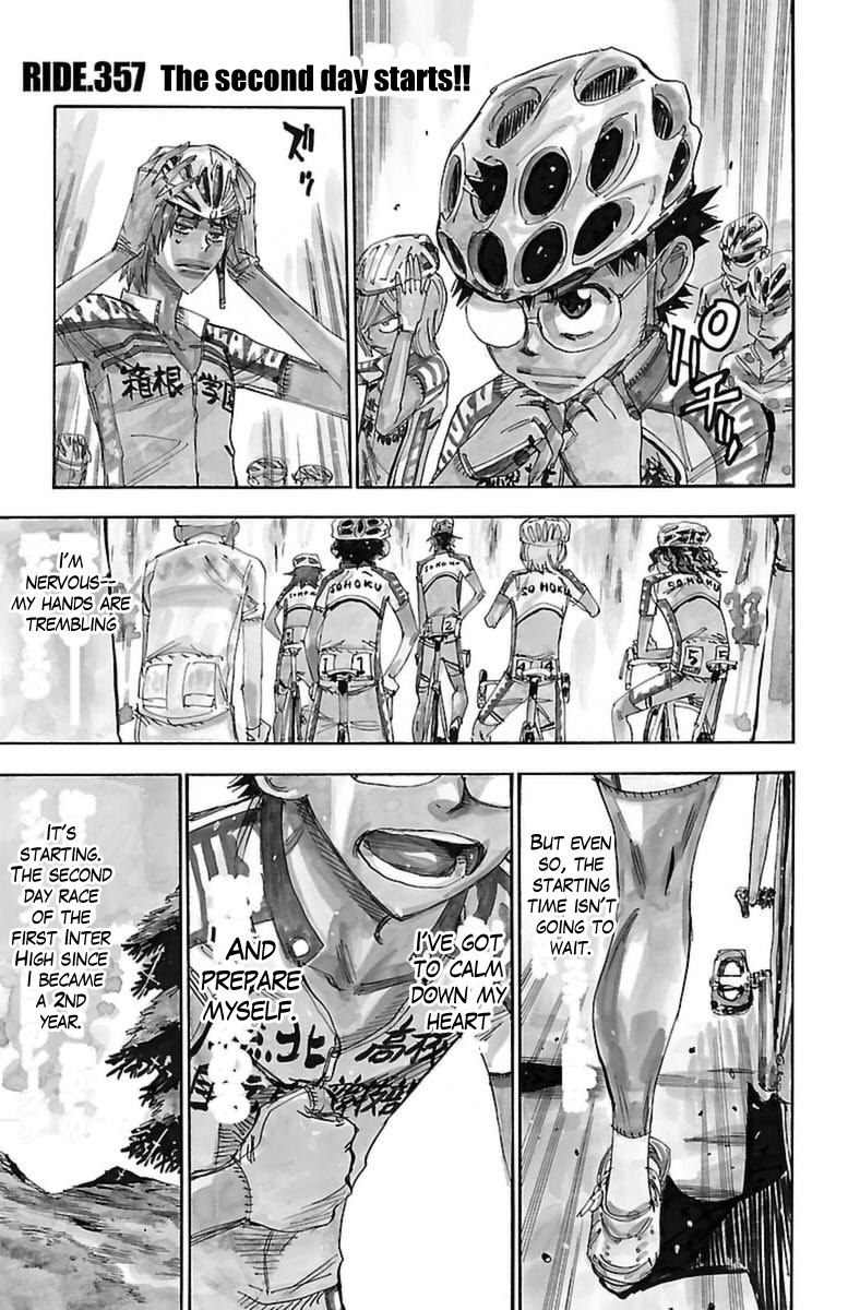 Yowamushi Pedal chapter 357 page 1