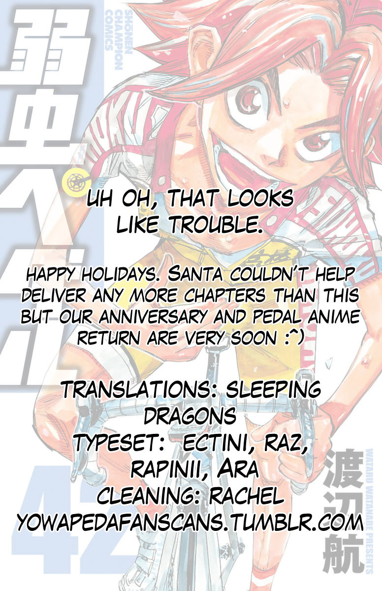 Yowamushi Pedal chapter 359 page 18