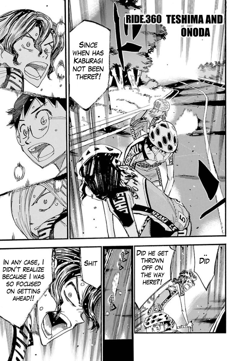 Yowamushi Pedal chapter 360 page 1