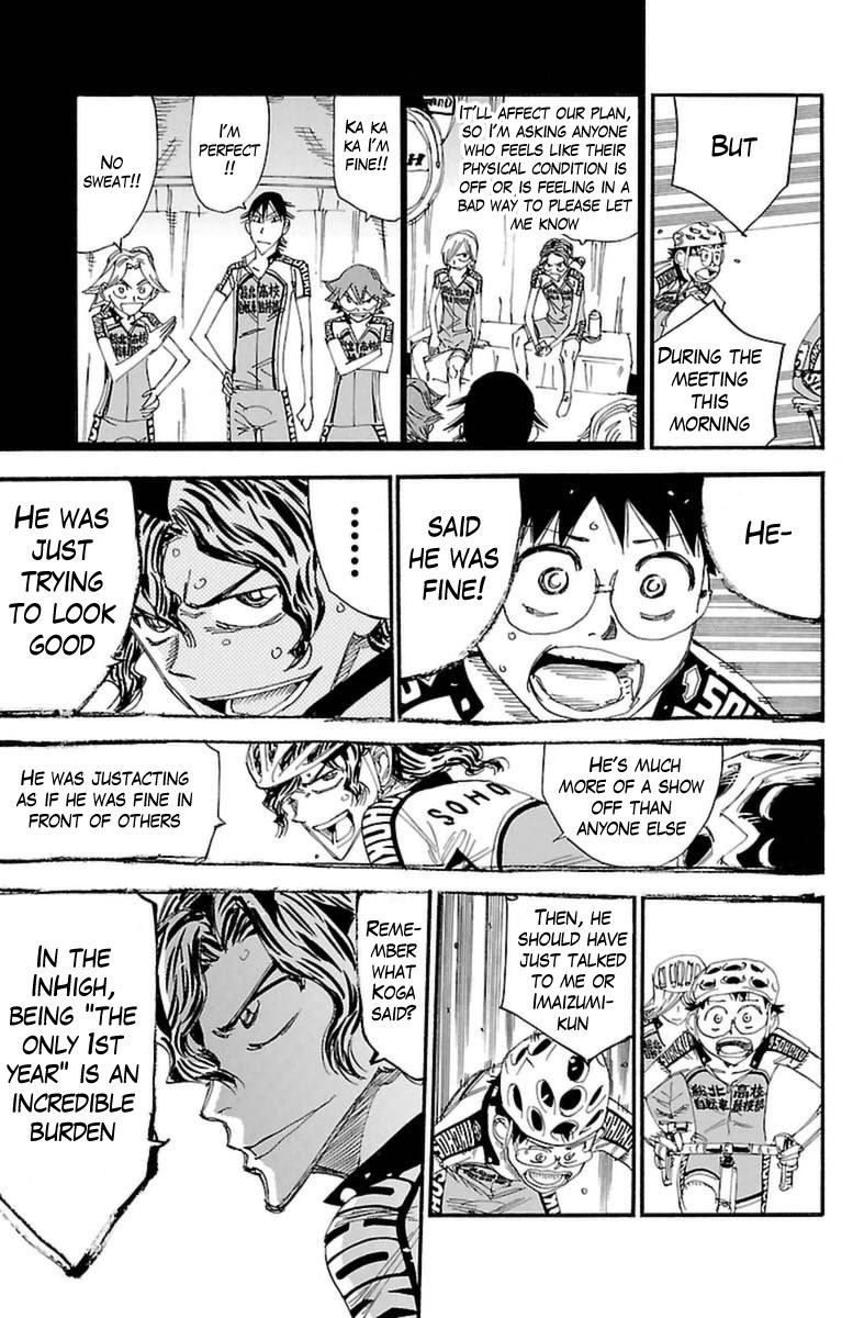 Yowamushi Pedal chapter 360 page 3