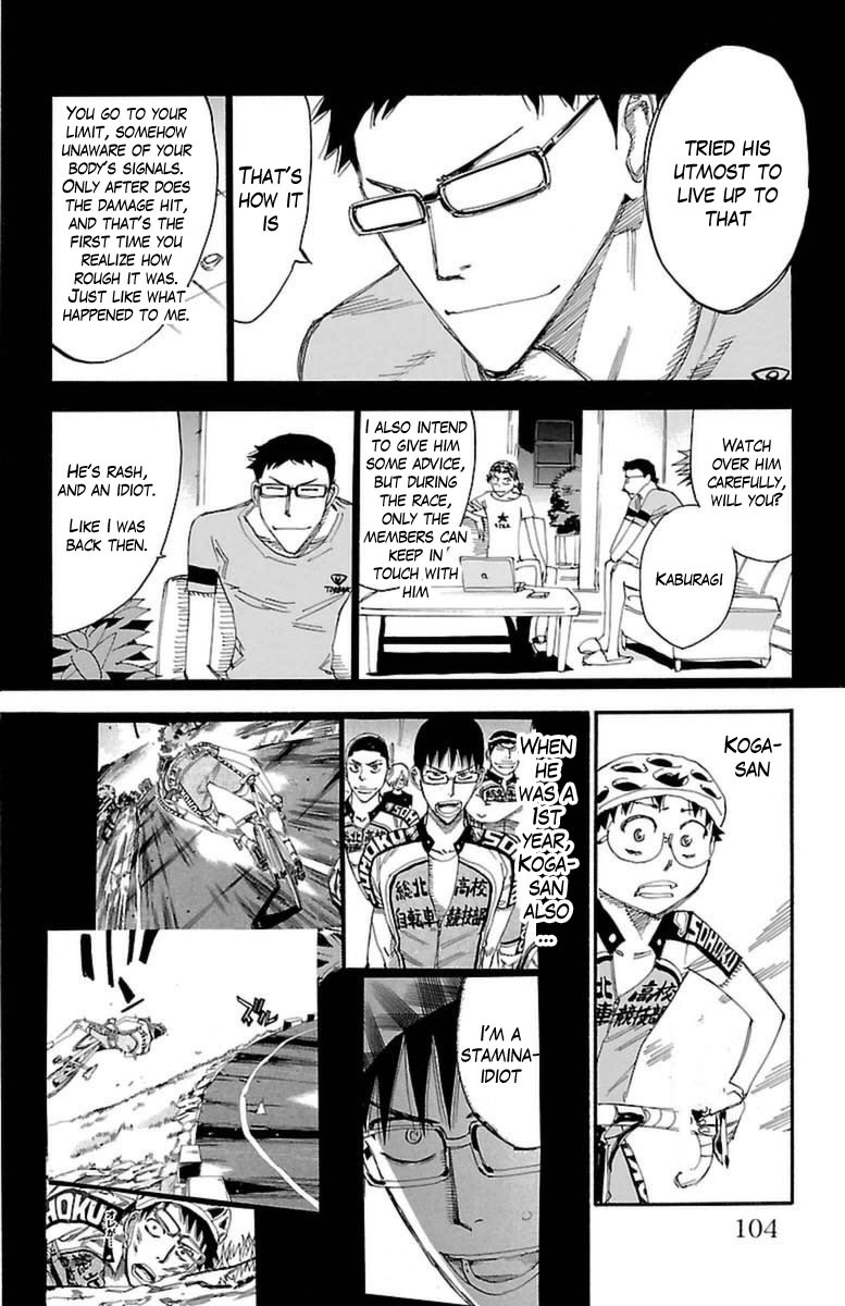 Yowamushi Pedal chapter 360 page 5