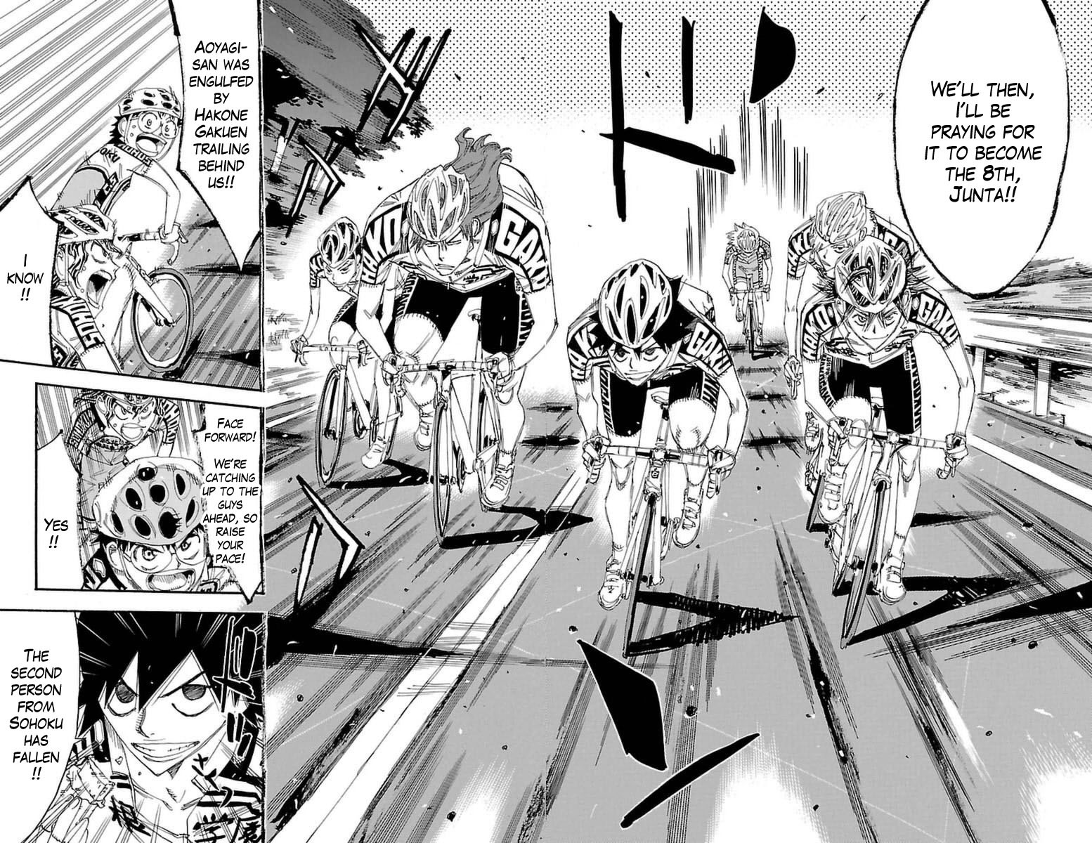 Yowamushi Pedal chapter 361 page 12