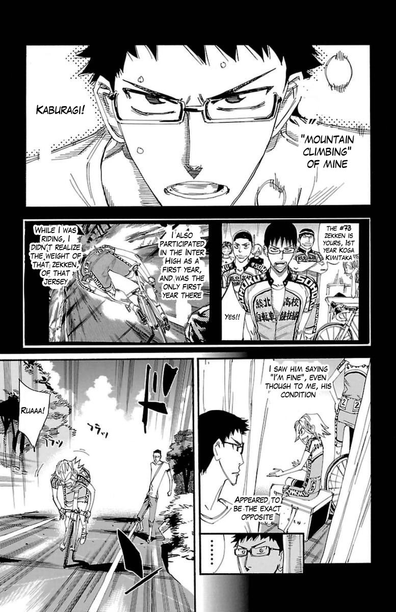 Yowamushi Pedal chapter 362 page 8