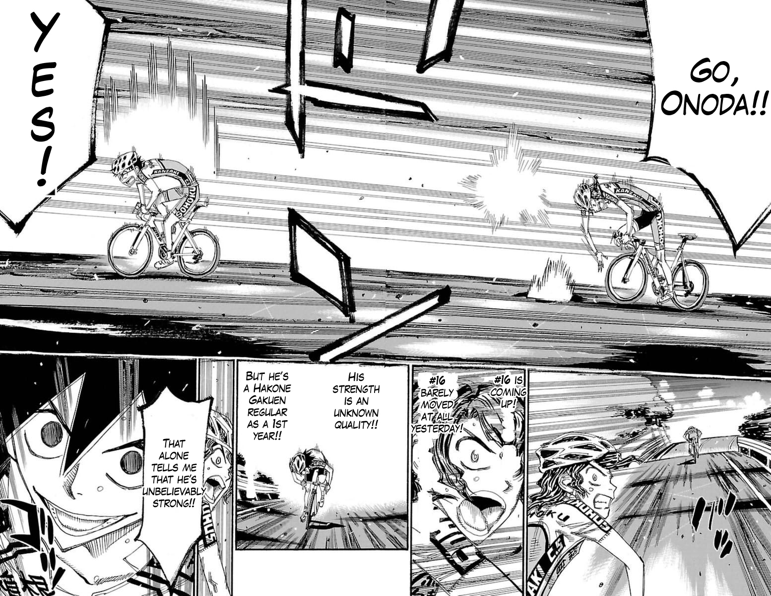 Yowamushi Pedal chapter 366 page 14