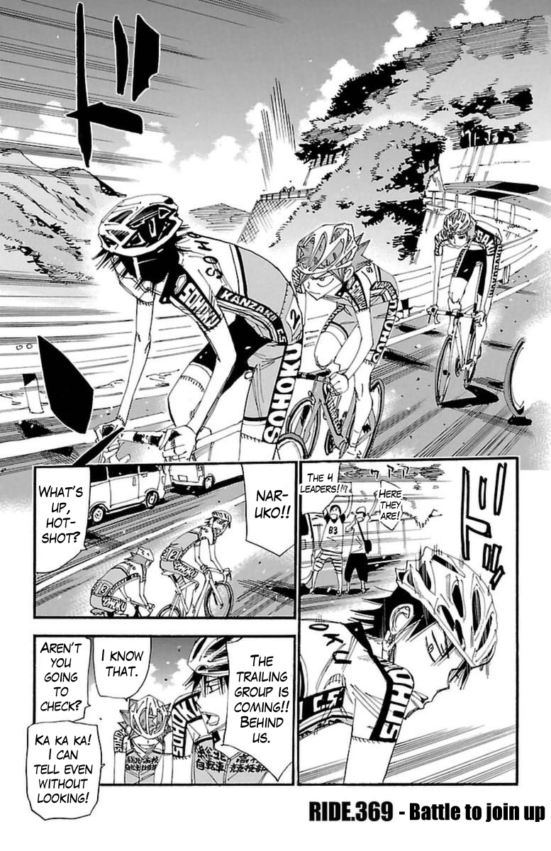 Yowamushi Pedal chapter 369 page 1