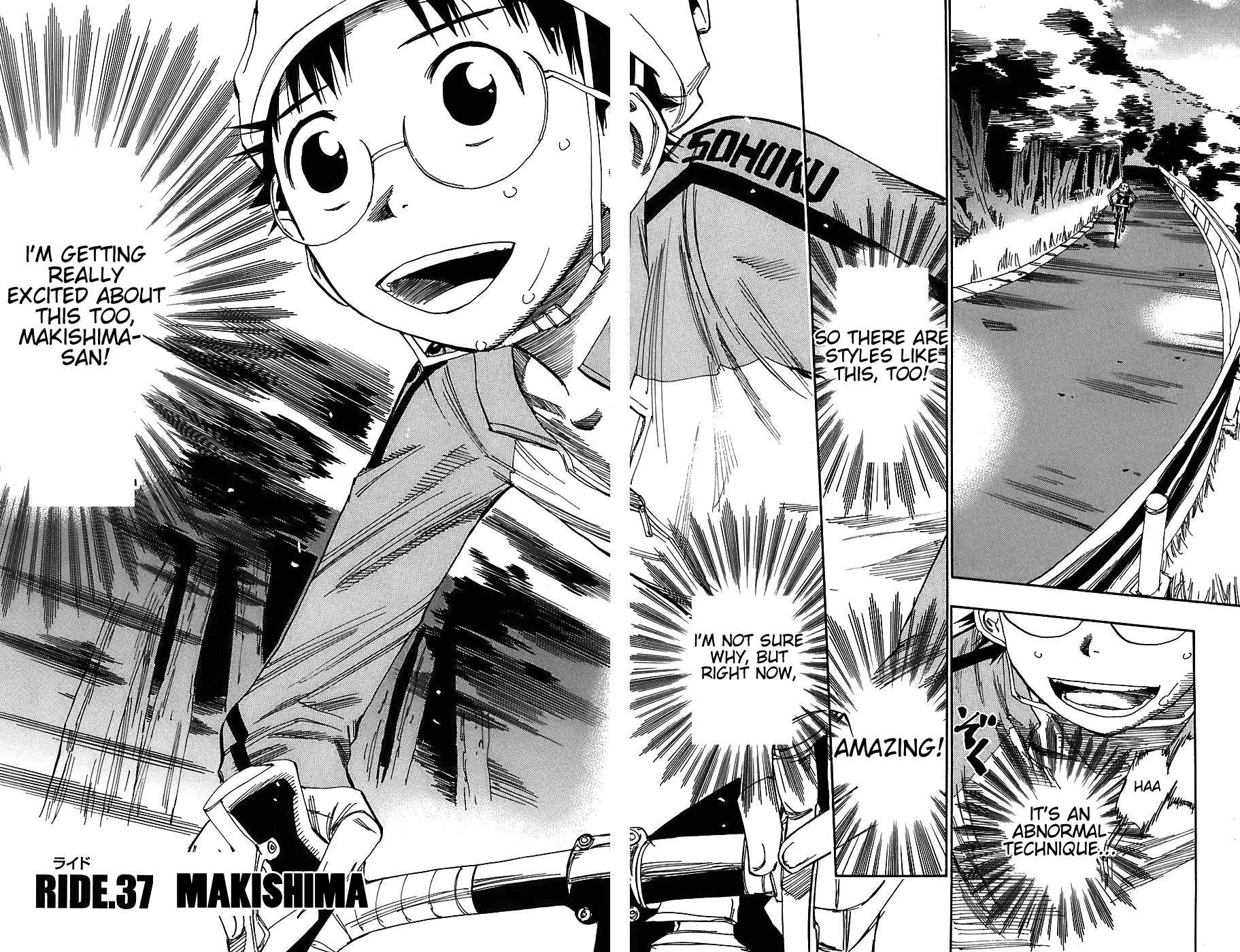 Yowamushi Pedal chapter 37 page 4