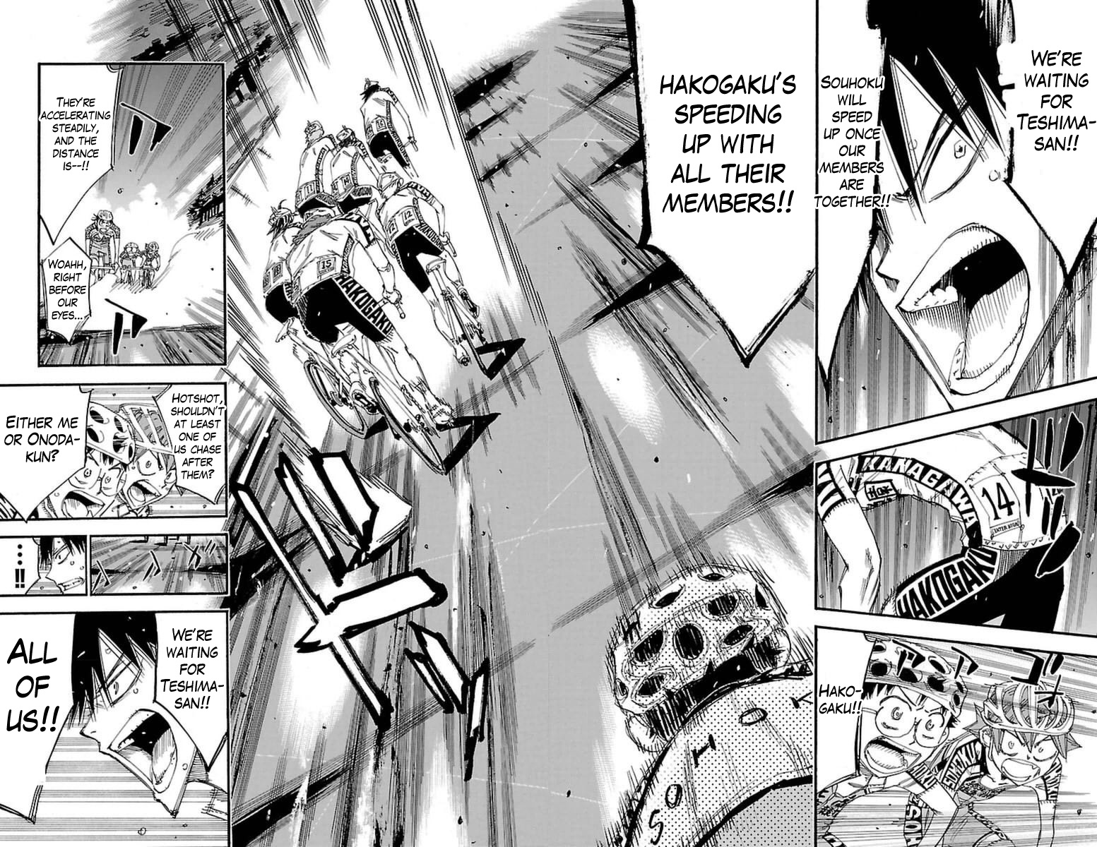 Yowamushi Pedal chapter 370 page 15