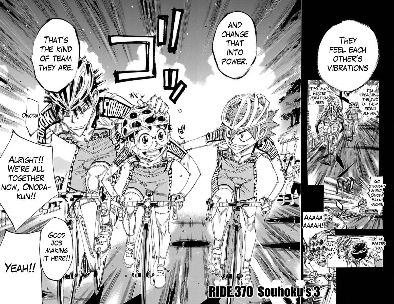 Yowamushi Pedal chapter 370 page 4