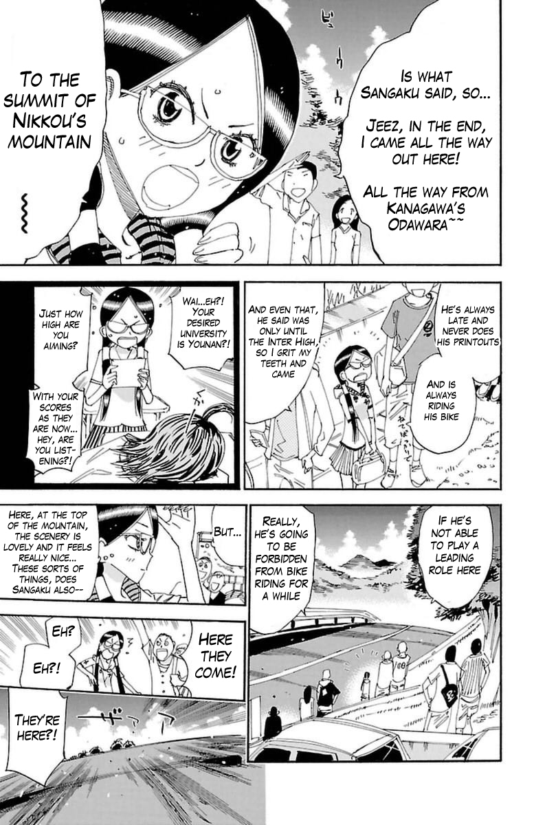 Yowamushi Pedal chapter 371 page 3