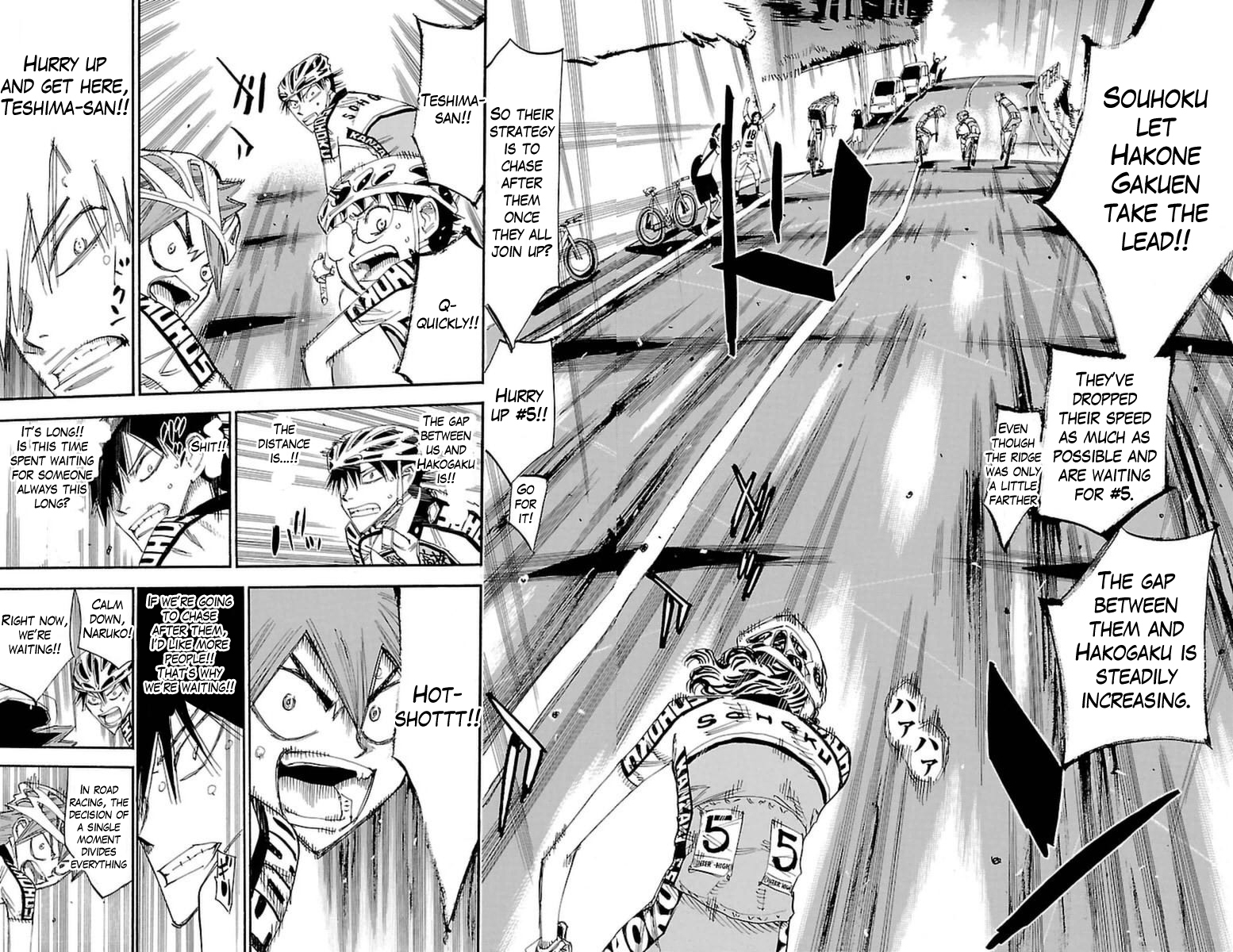 Yowamushi Pedal chapter 371 page 8