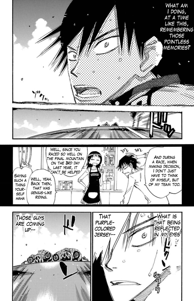 Yowamushi Pedal chapter 372 page 16