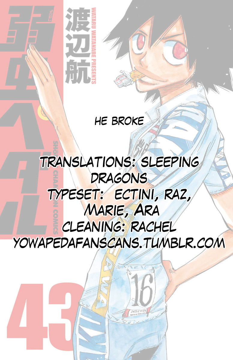 Yowamushi Pedal chapter 372 page 25