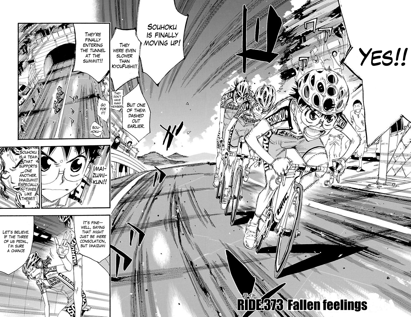 Yowamushi Pedal chapter 373 page 4