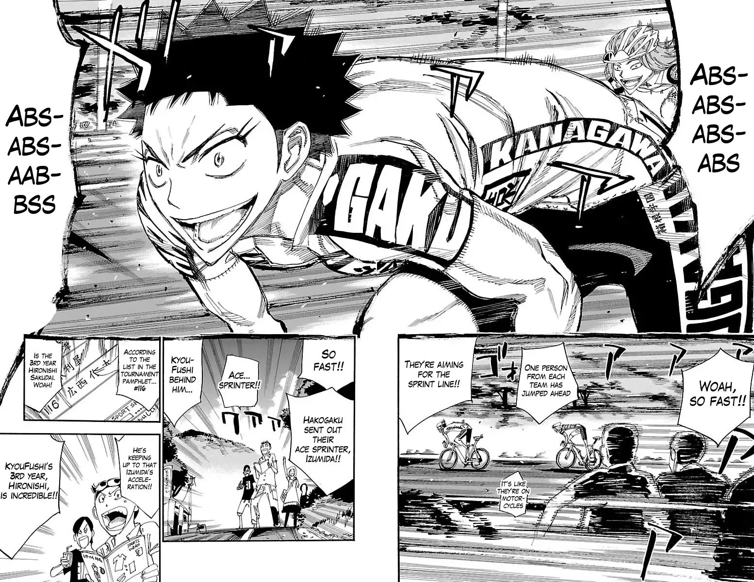 Yowamushi Pedal chapter 375 page 11