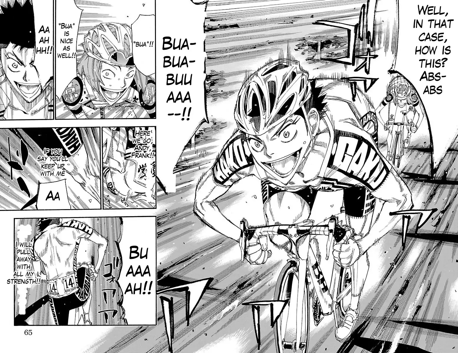 Yowamushi Pedal chapter 375 page 14