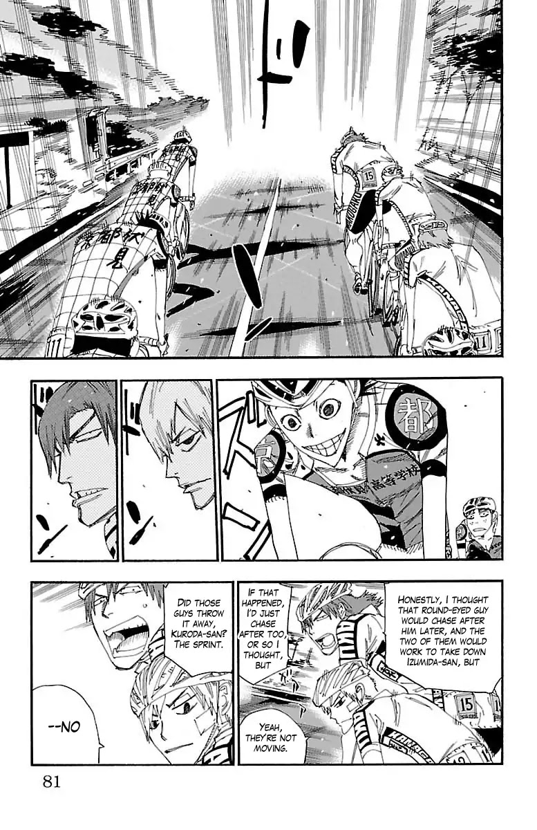 Yowamushi Pedal chapter 376 page 10