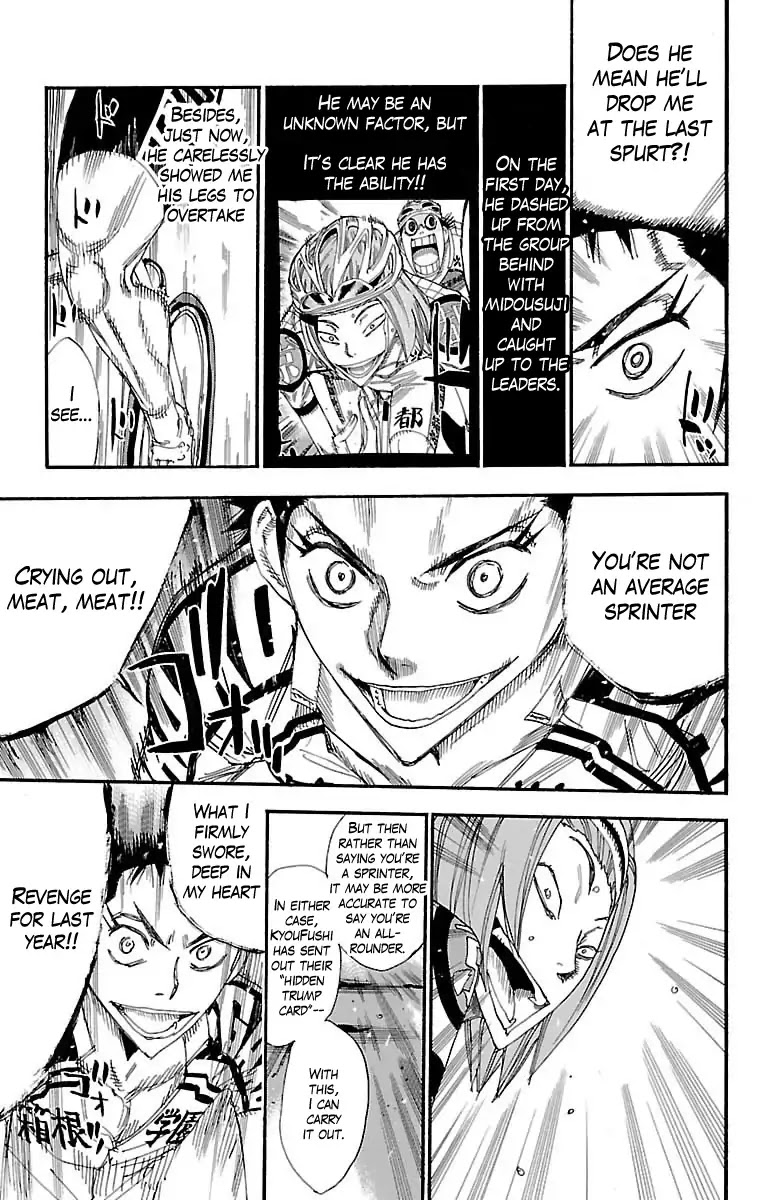 Yowamushi Pedal chapter 376 page 8