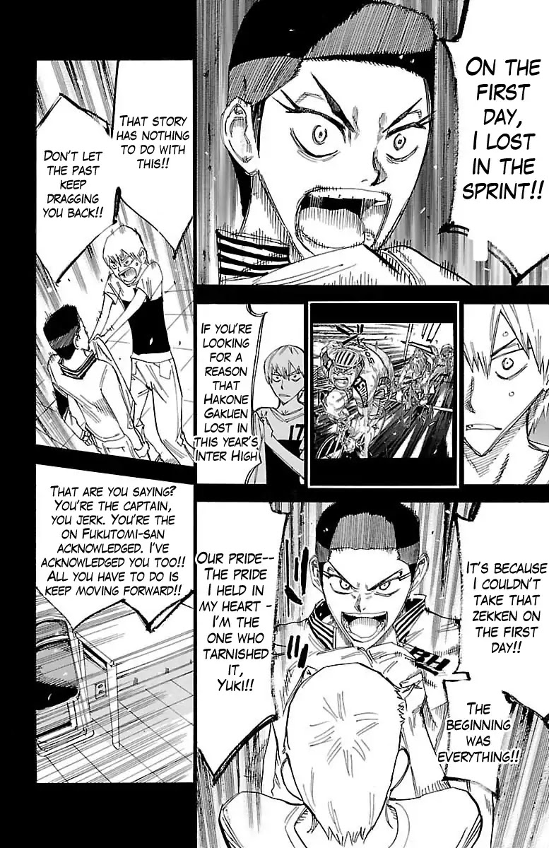 Yowamushi Pedal chapter 377 page 16