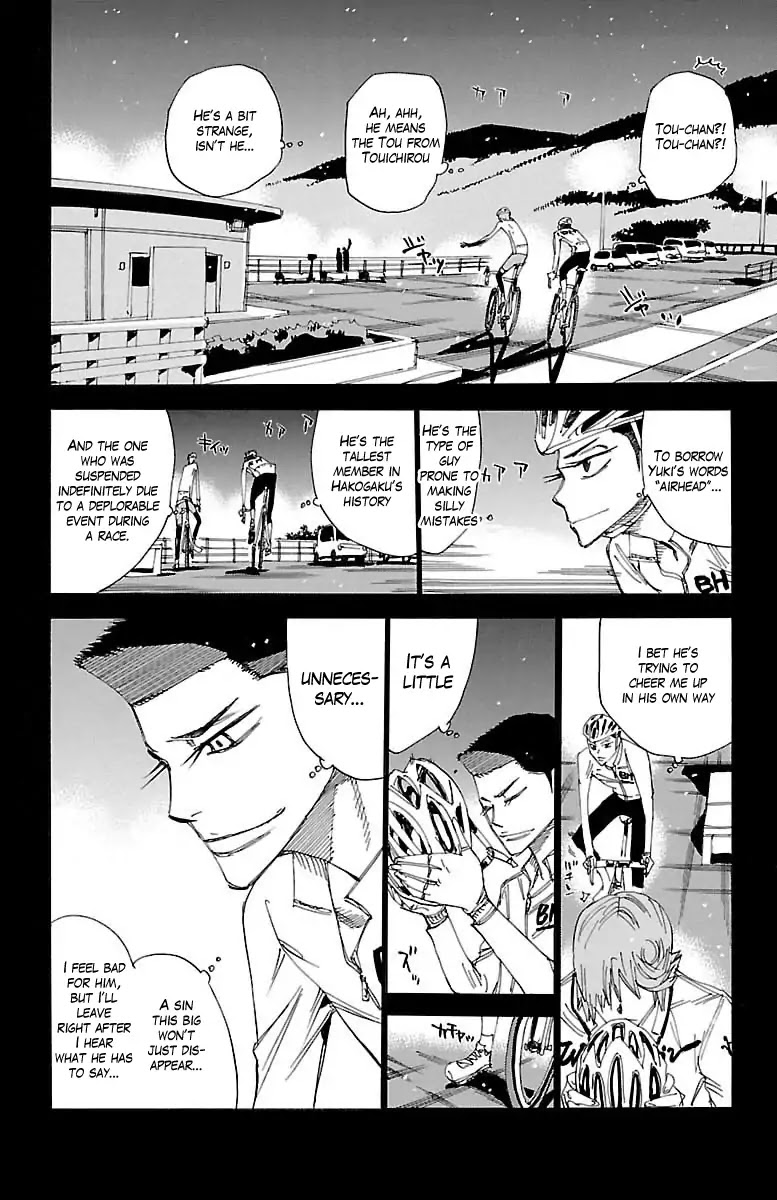 Yowamushi Pedal chapter 378 page 4